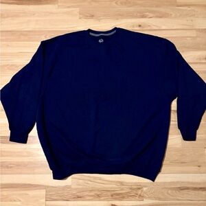 Fruit of the Loom Men's Dark Navy Crewneck Sweatshirt